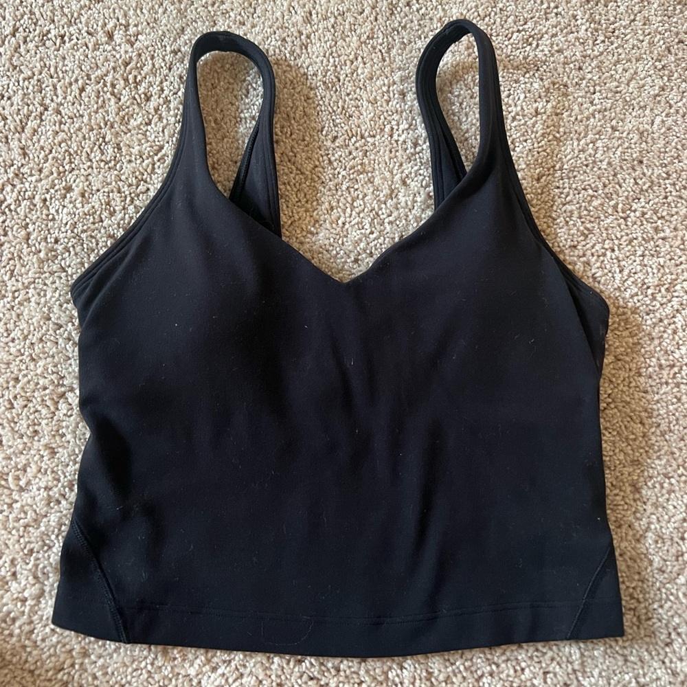 Black Lululemon Align Tank
